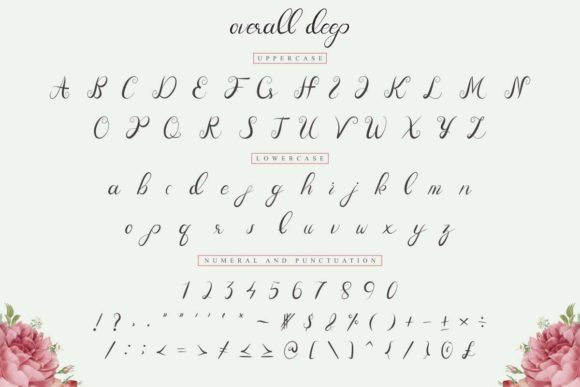 Overall Deep Font Poster 5