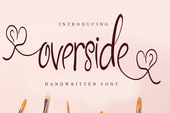 Overside Font Overside Font Poster 1