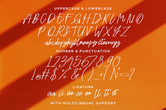 Oyange Font Poster 13