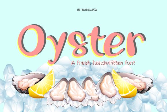 Oyster Font Poster 1
