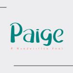 Paige Font Poster 1