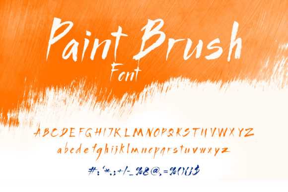 Paint Brush Font