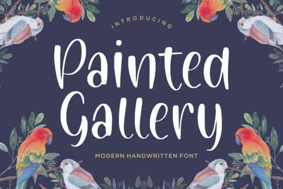 Painted Gallery Font