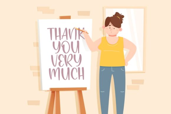 Painted Gallery Font Poster 7
