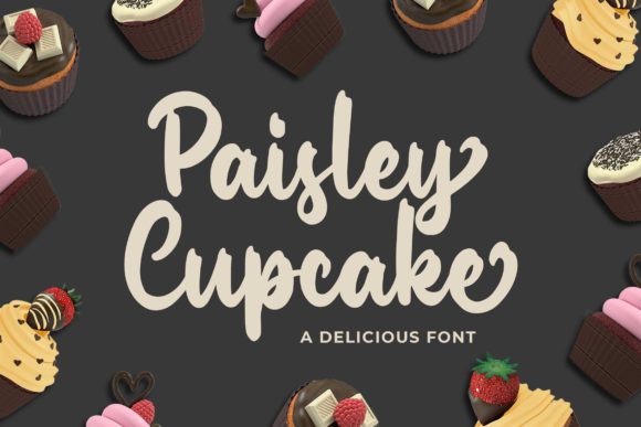 Paisley Cupkace Font Poster 1