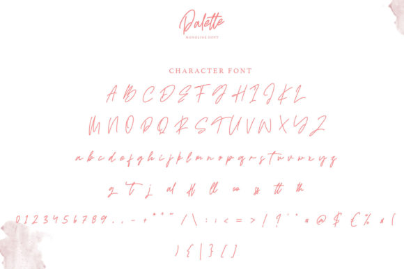 Palette Font Poster 6