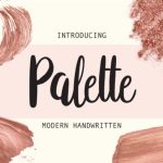 Palette Font Poster 1