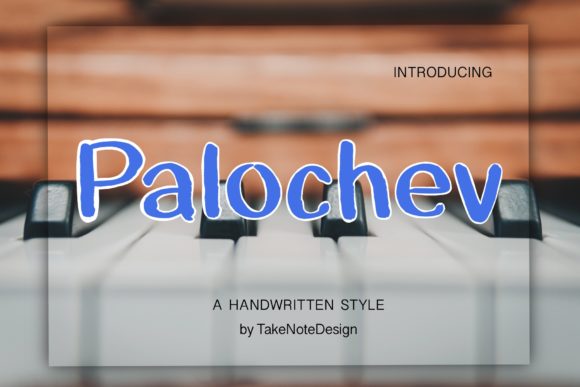 Palochev Font Poster 1