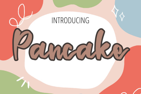 Pancake Font Poster 1