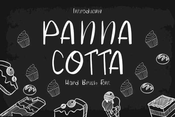 Panna Cotta Font Poster 1
