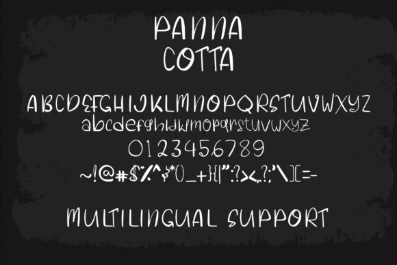 Panna Cotta Font Poster 6