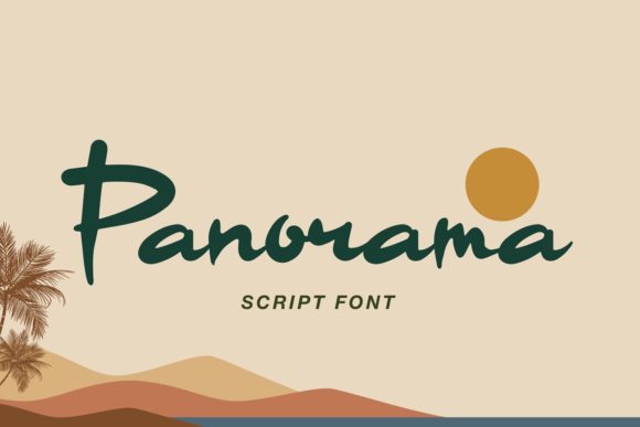 Panorama Font Poster 1