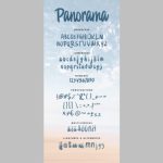 Panorama Font Poster 6