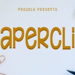 Paperclip Font Poster 1