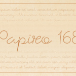 Papiro 168 Font Poster 1