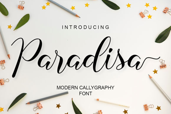 Paradisa Font Poster 1