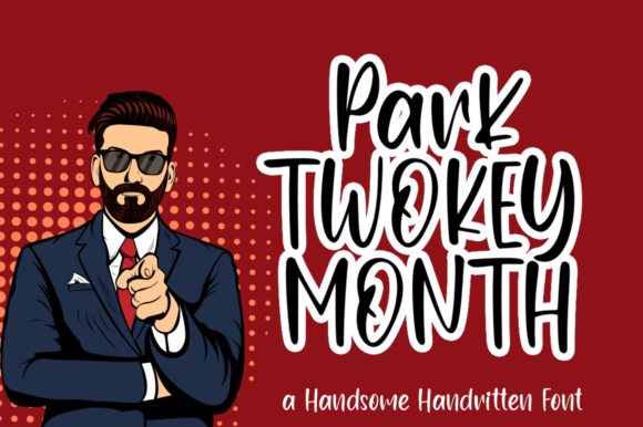 Park Twokey Month Font Poster 1