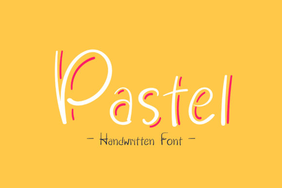 Pastel Font Poster 1