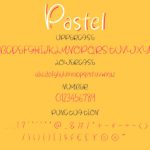 Pastel Font Poster 3
