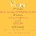 Pastel Font Poster 3