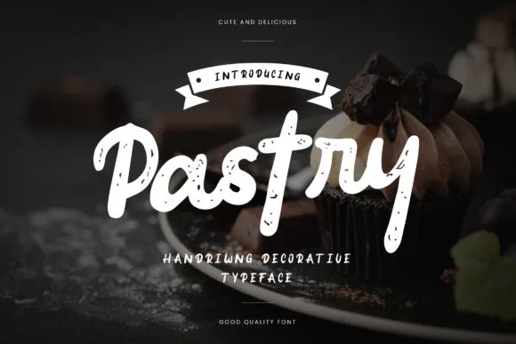 Pastry Font Pastry Font Poster 1