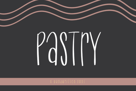 Pastry Font Poster 1