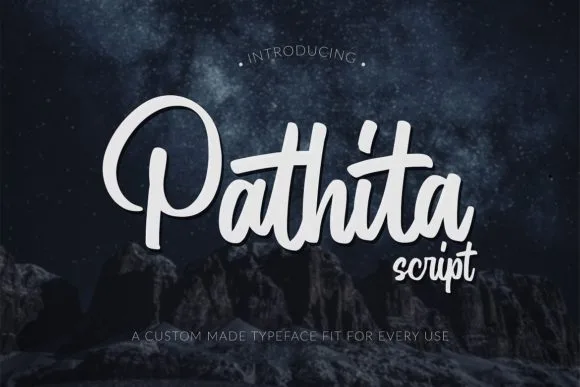 Pathita Font Poster 1