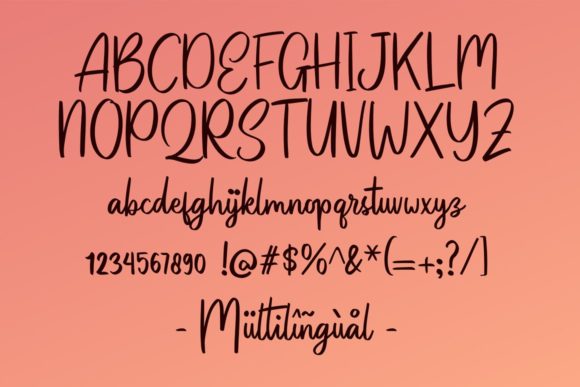 Patinson Font Poster 3