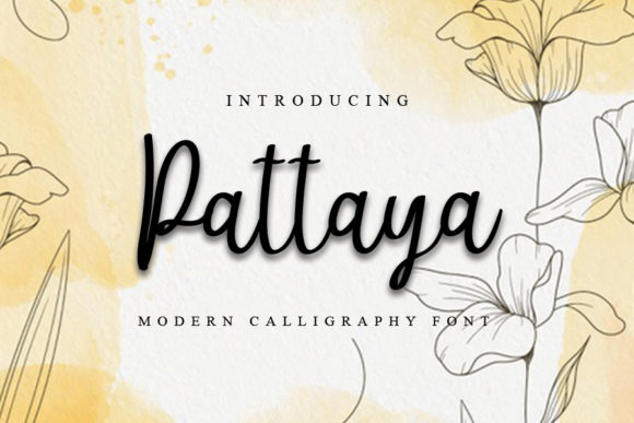 Pattaya Font Poster 1