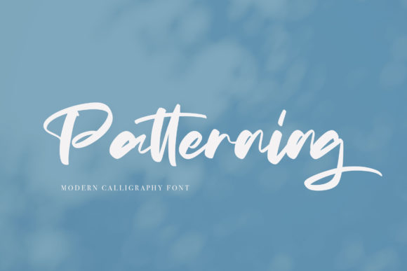 Patterning Font Poster 1