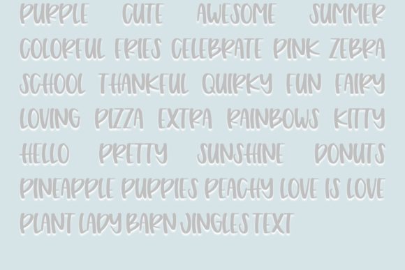 Peach Cobbler Font Poster 3