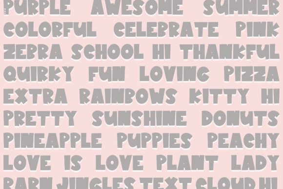 Peachy Keen Font Poster 3
