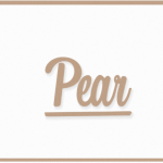 Pear Font Poster 1