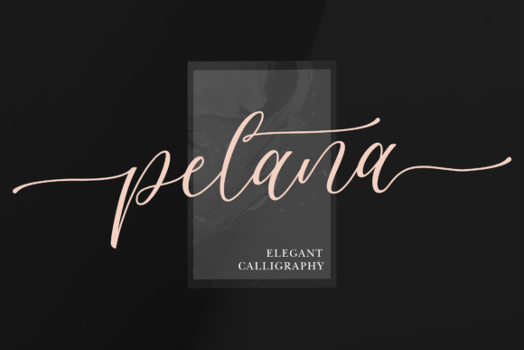 Pelana Font Poster 1