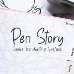 Pen Story Font Poster 1