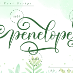 Penelope Font Poster 10