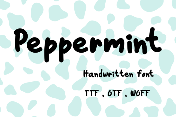 Pepperment Font Poster 1