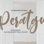 Peratgu Font Poster 1