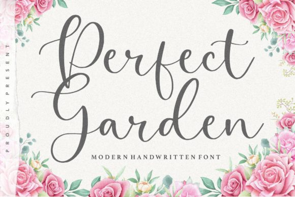 Perfect Garden Font Poster 1