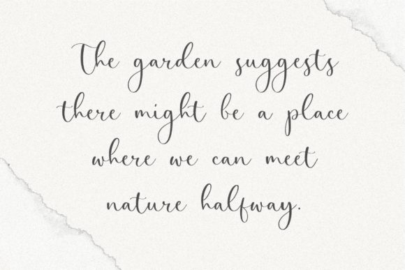 Perfect Garden Font Poster 2