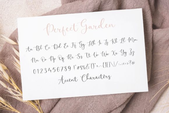 Perfect Garden Font Poster 6
