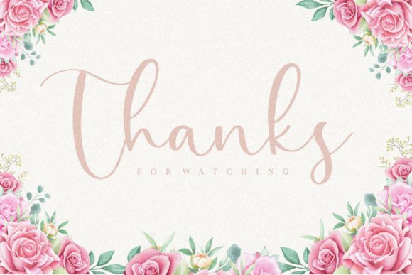 Perfect Garden Font Poster 7