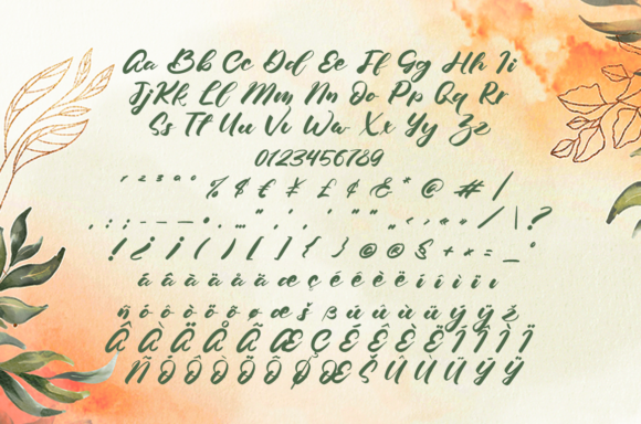 Perfect Orchid Font Poster 5