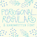 Personal Regular Font Poster 1