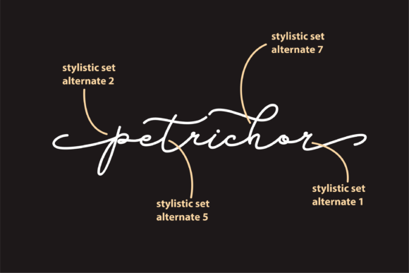 Petrichor Font Poster 1