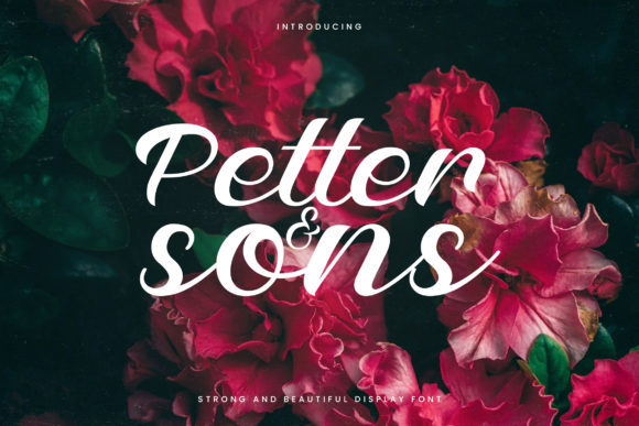 Petter and Sons Font Poster 1