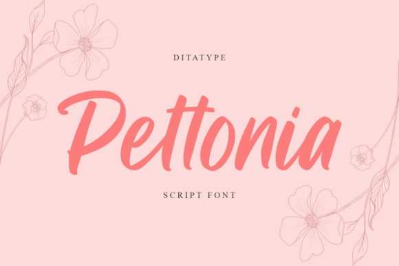 Pettonia Font Poster 1