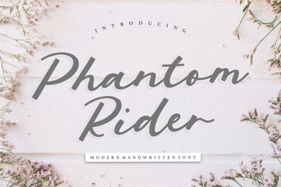 Phantom Rider Font