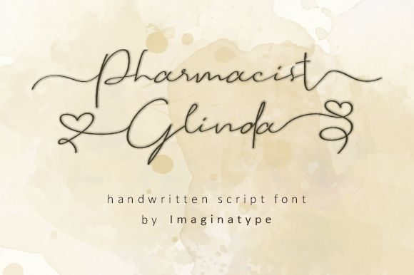 Pharmacist Glinda Font Poster 1