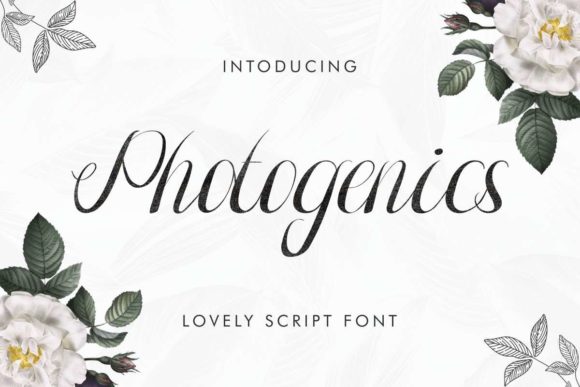 Photogenics Font Poster 1